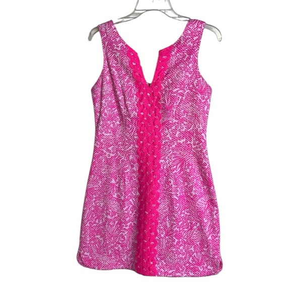 Lilly Pulitzer for Target See Ya Later Pink Shift Dress Size 4 - Picture 3 of 12